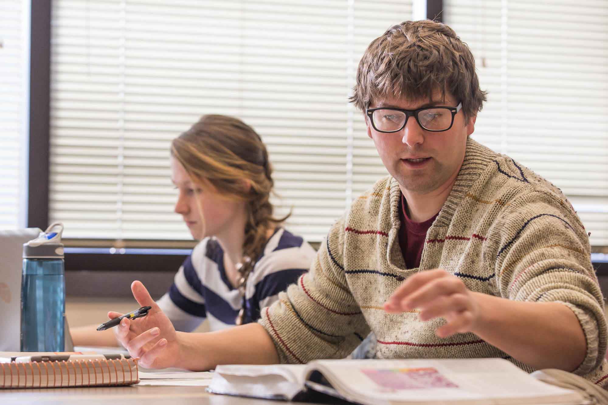 Chemeketa students working on assignment